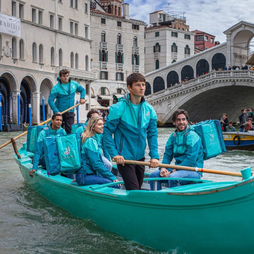 DELIVEROO ARRIVES IN VENICE